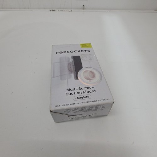 POPSOCKET MULTI-SURFACE SUCTION MAGSAFE PHONE MOUNT WITH MAGNETIC ADAPTER - METALLIC HORCHATA WHITE image 4
