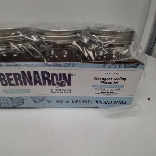 12PK BERNARDIN MASON JARS WITH LIDS - 500ML image 4