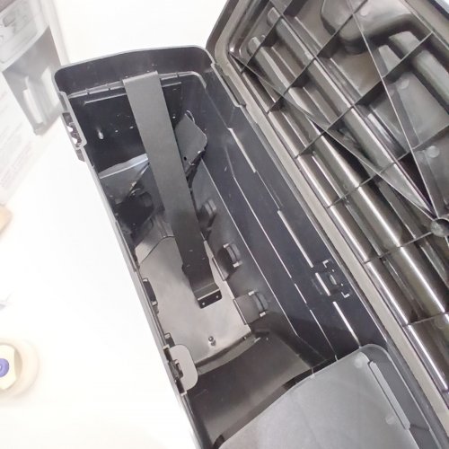 VEVOR TRUCK BED STORAGE TOOL BOX WITH LOCKABLE LID - 20L - COMPATIBLE WITH TOYOTA TUNDRA 2007-2021 - BLACK (MODEL: ZP20220406E01) image 4