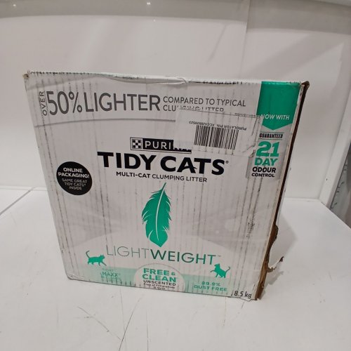 PURINA TIDY CATS LIGHTWEIGHT MULTI-CAT UNSCENTED CLUMPING FREE & CLEAN CAT LITTER - 18.7LBS image 2