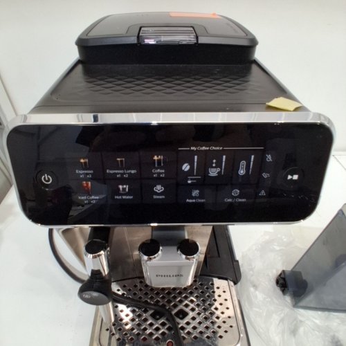 PHILIPS 3300 SERIES FULLY AUTOMATIC ESPRESSO MACHINE WITH INTUITIVE TOUCH DISPLAY & CLASSIC MILK FROTHER - BLACK/CHROME - (MODEL: EP3326/90) image 4