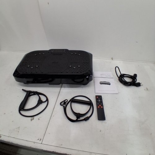 TAEVNO VIBRATION PLATE EXERCISE MACHINE- 450LBS - BLACK image 3