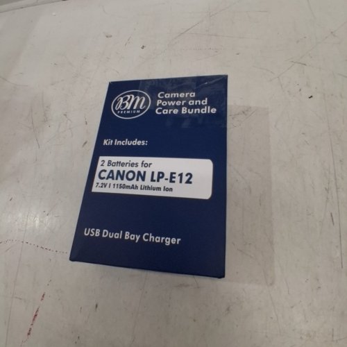 BM PREMIUM DUAL BAY BATTERY CHARGER FOR CANON DIGITAL CAMERA *CHARGER ONLY* - FITS LP-E12 (MODEL: BM-2B8) image 4