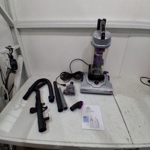 BISSELL AEROSWIFT TURBO UPRIGHT CORDED VACUUM WITH CLEANING TOOLS - PURPLE/GREY (MODEL: 1808B) image 4