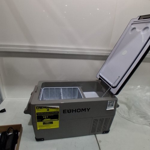 EUHOMY PORTABLE ELECTRIC CAR COOLER WITH APP CONTROL - 32QT - GREY/BLACK (MODEL: CF001-35GR) image 3