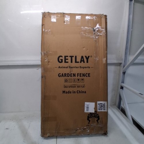 GETLAY 12-PANEL TALL GARDEN FENCE WITH GATE - 48" - BLACK image 4