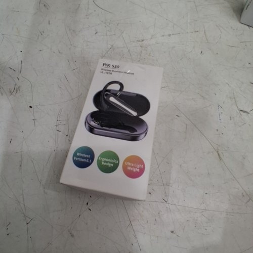 OBBUG WIRELESS BLUETOOTH SINGLE-EAR HEADSET HANDS-FREE EARPHONE WITH CHARGING CASE - BLACK - (MODEL:YYK-530) image 6