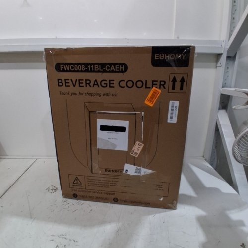 EUHOMY 24 CANS BEVERAGE REFRIGERATOR COOLER - 18L - BLACK (MODEL:FWC008-11) image 10