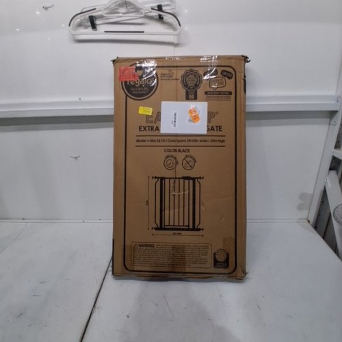REGALO EASY STEP EXTRA WIDE SAFETY GATE - 29-49" X 30" - BLACK (MODEL: 1164 EB DS) image 4