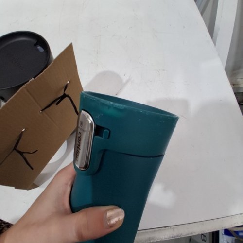 2PC CONTIGO WEST LOOP STAINLESS STEEL TRAVEL MUG - 473ML - BLACK/GREEN (MODEL: 2027032) image 7