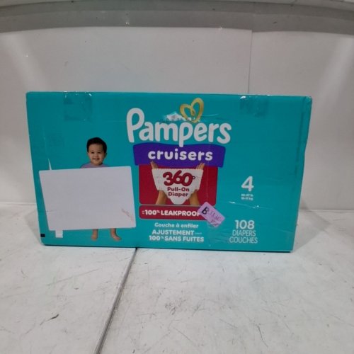 108PK PAMPERS CRUISERS 360 DISPOSIBLE DIAPERS - SIZE 4 image 3