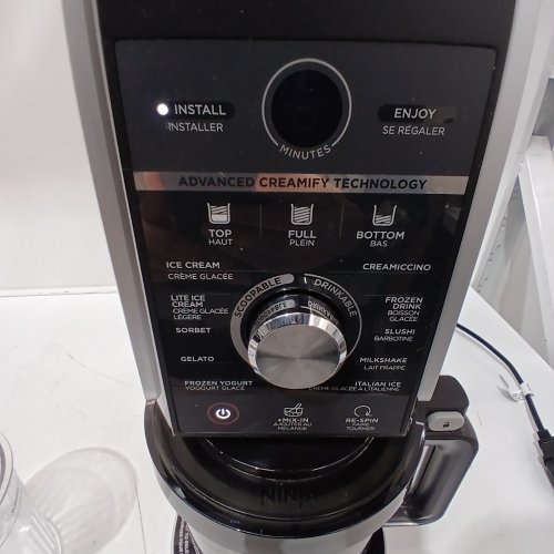 NINJA CREAMI DELUXE 11-IN-1 DIGITAL FROZEN TREAT MAKER - MAKES 24OZ PINTS - SILVER (MODEL: NC501C) image 2