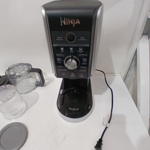 NINJA CREAMI DELUXE 11-IN-1 DIGITAL FROZEN TREAT MAKER - MAKES 24OZ PINTS - SILVER (MODEL: NC501C) image 4