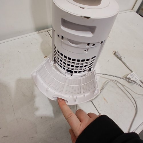 SHARK TURBOBLADE BLADELESS TOWER FAN WITH POWERFUL 80 FT AIRFLOW, 10 SPEEDS, QUIET OPERATION, DUSTDEFENSE, REMOTE CONTROL - 36W - WHITE - (MODEL:TF202SWH) image 7