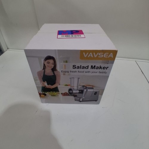 VAVSEA 5-IN-1 ELECTRIC VEGETABLE SLICER SALAD MAKER WITH 5 STAINLESS BLADES - 400W - GREY (MODEL: VSQ) image 2