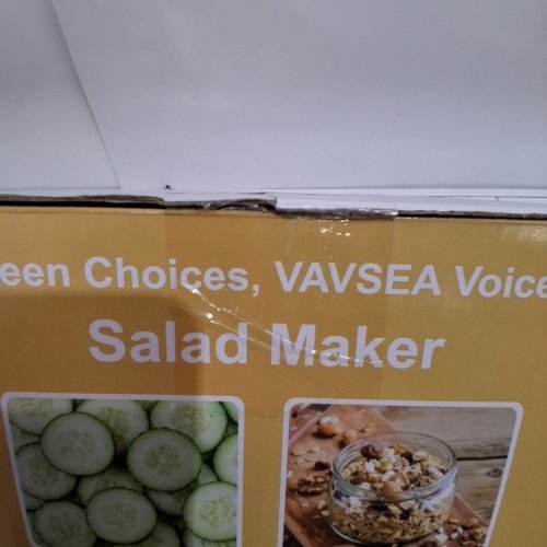 VAVSEA 5-IN-1 ELECTRIC VEGETABLE SLICER SALAD MAKER WITH 5 STAINLESS BLADES - 400W - GREY (MODEL: VSQ) image 3