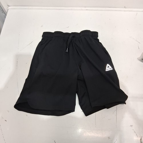 KIDS REEBOK SHORTS - LARGE (10/12) - BLACK image 2