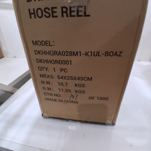 DEKO EXTENDABLE 3MPA-5.5MPA WORKING PRESSURE GARDEN HOSE REEL - 100FT - BLACK AND ORANGE (MODEL: DKHH0RA028M1) image 2