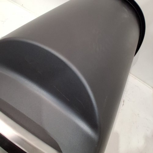 SIMPLEHUMAN SEMI-ROUND TRASH CAN - 50L - BLACK (MODEL: CW1355) image 2