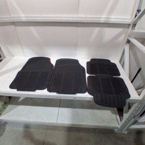 4PC AUTOMOTIVE FLOOR MATS - UNIVERSAL - BLACK (MODEL: OF-554-BK) image 4