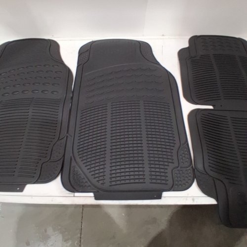 4PC AUTOMOTIVE FLOOR MATS - UNIVERSAL - BLACK (MODEL: OF-554-BK) image 6