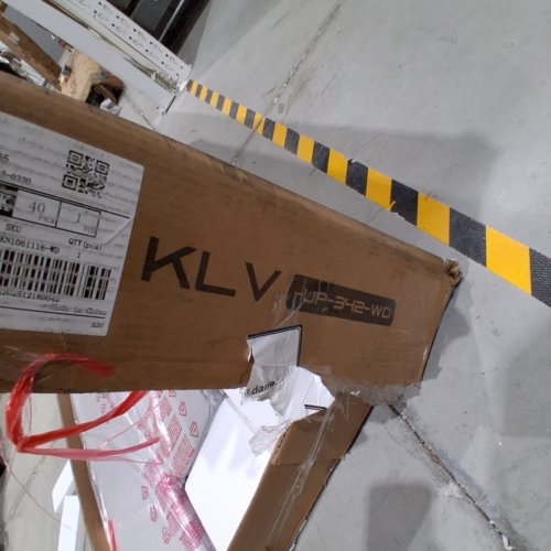 KEYLUV UPHOLSTERED CAR BED FRAME WITH LED LIGHTS AND CHARGING STATION - FULL - GREY (KLV-UP-342-WD) image 2