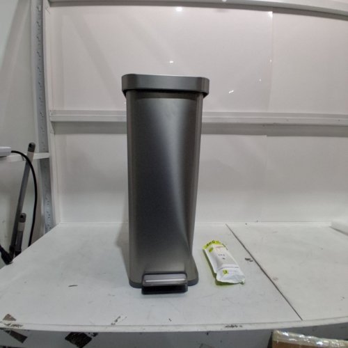 EKO HUDSON SLIM SERIES STEP BIN TRASH & WASTE CAN WITH SLOW CLOSE - 50L- STAINLESS STEEL (MODEL: EK9167-50L) image 2