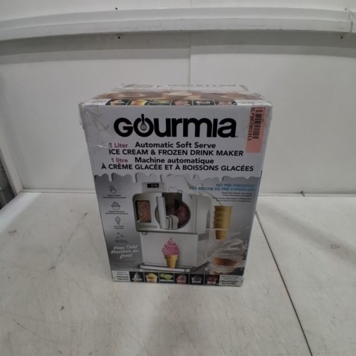 GOURMIA AUTOMATIC SOFT SERVE ICE CREAM AND FROZEN DRINK MAKER - 1L - WHITE (MODEL: GSI1010W) image 9