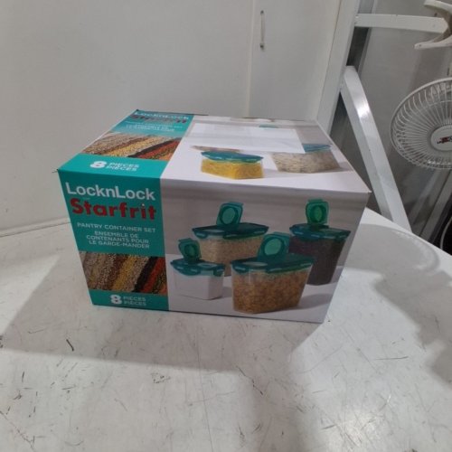 6PC STARFRIT PANTRY CONTAINER SET - TEAL image 4