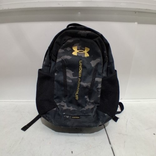 UNISEX UNDER ARMOUR BACKPACK HUSTLE 6.0 - BLACK CAMOUFLAGE image 3