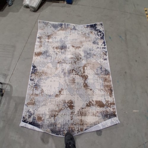 ELITE CARPET ANTIQUE RECTANGULAR AREA RUG - 4FT X 6FT - LIGHT BEIGE/GREY (MODEL: 16557A) image 4