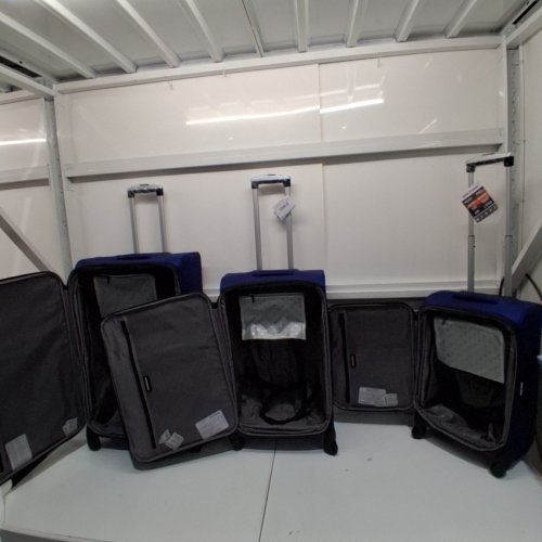 3PC SWISSGEAR NESTING ROLLING LUGGAGE SET - 21" / 24.5"/ 28" - BLUE (STYLE: SA62833303) image 3