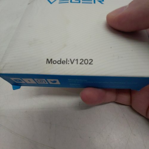 VEGER PORTABLE COMPACT POWER BANK WITH USB-C & LIGHTNING CORDS - 10000 MAH - WHITE (MODEL: V1202) image 3