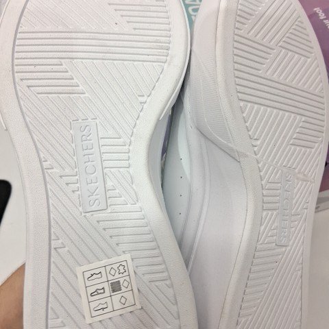 WOMEN'S SKECHERS CORDOVA SNEAKER SHOES - 6 - WHITE/BLACK (STYLE: 9886006) image 3