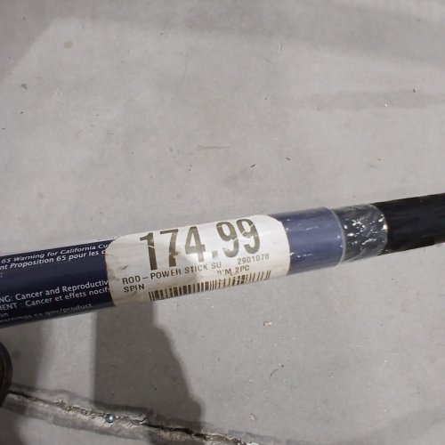 BPS OFFSHORE ANGLER POWER STICK SURF SPINNING ROD - MEDIUM - 9FT - BLACK (MODEL: PSTS912202) image 5