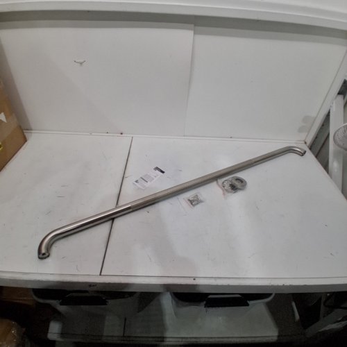 MUNZONG SHOWER GRAB BAR WITH ANTI-SLIP KNURLED GRIP - 47" - BRUSHED NICKEL (MODEL: MZ-47IN-SG-32B-IP-CA) image 3