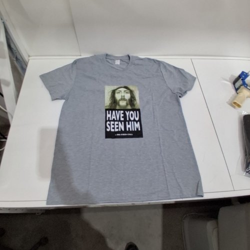 MEN'S GRAPHIC T-SHIRT - 5XL - GREY image 2