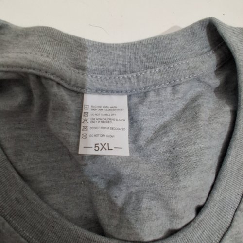 MEN'S GRAPHIC T-SHIRT - 5XL - GREY image 3