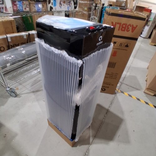AVALON SELF CLEANING WATER COOLER WATER DISPENSER WITH 3 TEMPERATURE AND BOTTOM LOADING - 3-5GAL - BLACK/STAINLESS STEEL (MODEL: A3BLK) image 2
