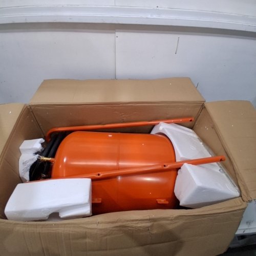 ABRASIVE HIGH PRESSURE PORTABLE SAND BLASTER FOR RUST REMOVAL - 20 GALLON - 60-110 PSI - ORANGE (MODEL: FF-Q903) image 2