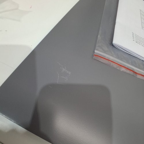 YAHEETECH WOODEN FLOOR SIDE STORAGE ORGANIZER CABINET WITH 1 LARGE CUPBOARD AND 4 DRAWERS - 22" X 12" X 32.5" - GREY (MODEL: 612501) image 4