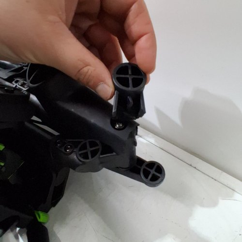 CADDYTEK 3 WHEEL GOLF PUSH CART - FOLDABLE/COLLAPSIBLE LIGHTWEIGHT PUSHCART WITH FOOT BRAKE - EASY TO OPEN AND CLOSE - BLACK/LIME (MODEL: CP-EZ-8LIME) image 4