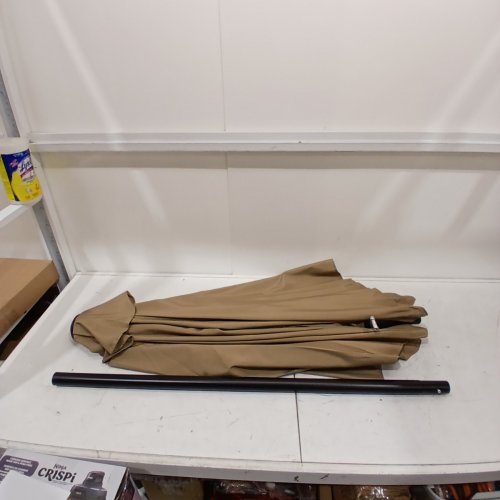 ALUMINUM MARKET PATIO UMBRELLA - 7FT - BROWN image 2