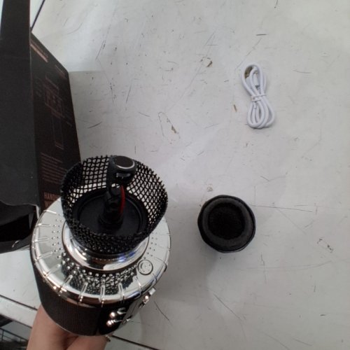 HANDHELD KTV BLUETOOTH KARAOKE MICROPHONE - BLACK(MODEL: WS858L) image 4