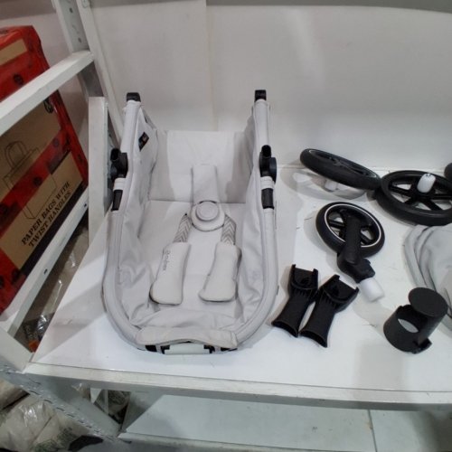 CYBEX 5-IN-1 MULTI-PURPOSE STROLLER - 50LB CAPACITY - LAVA GREY/BLACK FRAME - (MODEL: 522005593) image 3