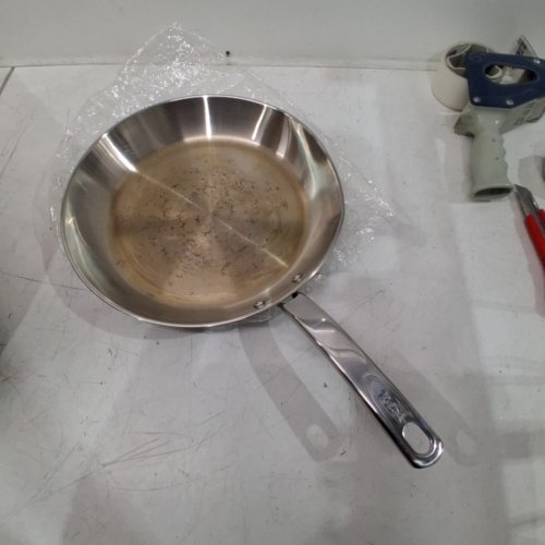 TFAL STAINLESS STEEL DISHWASHER SAFE SAUTE PAN - 12" - SILVER image 2