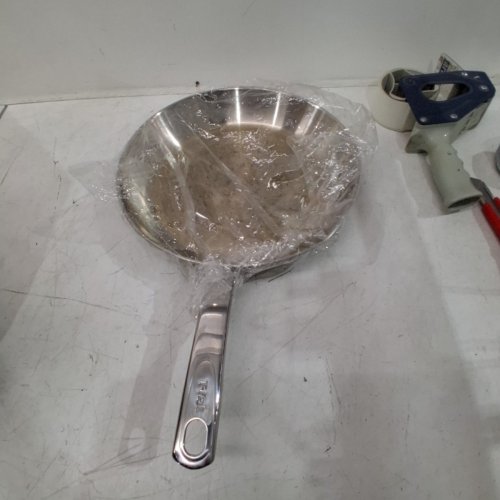 TFAL STAINLESS STEEL DISHWASHER SAFE SAUTE PAN - 12" - SILVER image 4