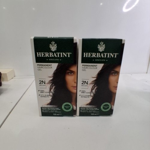 2 HERBATINT PERMANENT HAIR COLOUR GEL - 135 ML /EACH- (2N) BROWN image 2