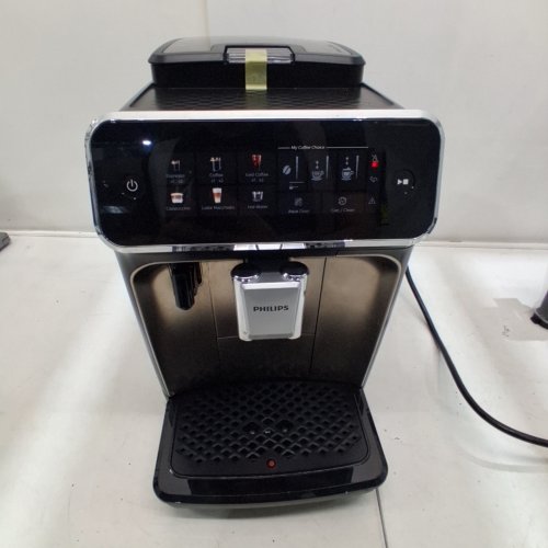 PHILIPS 2300 SERIES LATTEGO FULLY AUTOMATIC COFFEE & ESPRESSO MAKER WITH BUILT-IN MILK FROTHER & GRINDER - BLACK (MODEL: EP2330) image 2