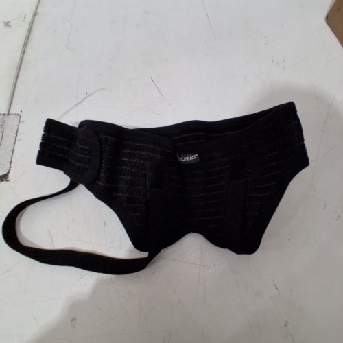 VELPEAU HERNIA BELT WITH DOUBLE COMPRESSION PADS - SMALL - BLACK (MODEL: VP1002-S) image 3